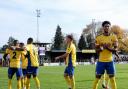 St Albans City will be hoping for plenty more celebrations as they begin their FA Trophy campaign. Picture: JIM STANDEN