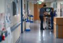 A general view of staff on a NHS hospital ward.