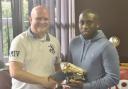 Gabriel Asare-Bekoe (left) was among the goals again for Welwyn Warriors. Picture: JAMES HILLIER