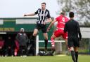 Harry Shepherd scored for The Bull in Division One of the Herts Ad Sunday League. Picture: DANNY LOO PHOTOGRAPHY