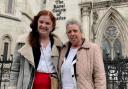 Cllr Nuala Webb and Cllr  Terrie Smith outside Royal Courts of Justice