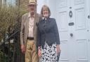 The plaque was unveiled by Tim Boatswain, President of Blue Plaques St Albans and  Jo Kelly-Moore, Dean of St Albans Cathedral