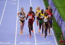 Phoebe Gill (left) in the semi-final of the 800m at the 2024 Paris Olympics. Picture: DAVID DAVIES/PA