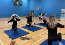 The High Sheriff took part in HAWA Multicultural Services' women-only gym and fitness group