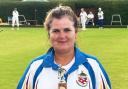 Carol Glanfield of Harpenden Bowling Club was the winner of the 2024 district champion of champions competition. Picture: HBC