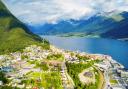 Picture postcard Andalsnes in Norway