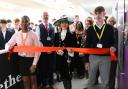 Annie Brewster, High Sheriff of Hertfordshire, opened the new sixth form