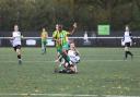 Sophia Amanor remarkably didn't score for Harpenden Town. Picture: TOBY HOWE