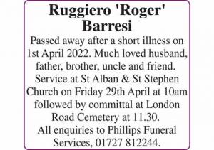 Ruggiero ‘Roger’ Barresi