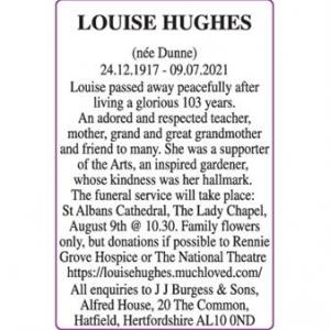 LOUISE HUGHES