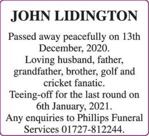 JOHN LIDINGTON