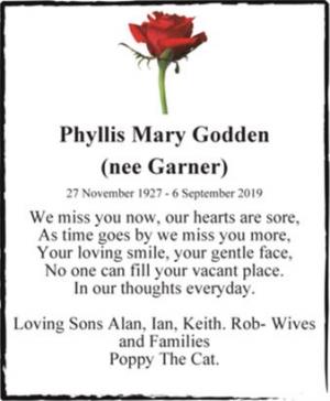 Phyllis Mary Godden