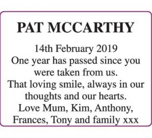 Pat McCarthy