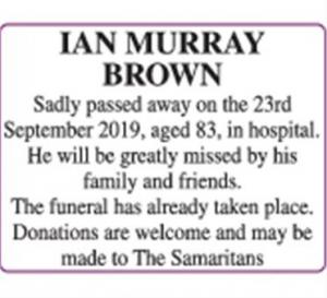 Ian Murray Brown