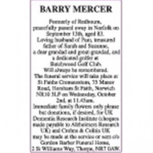 BARRY MERCER