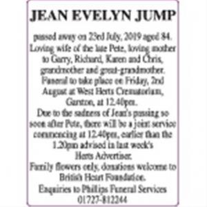 Jean Evelyn Jump