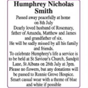 Humphrey Nicholas Smith