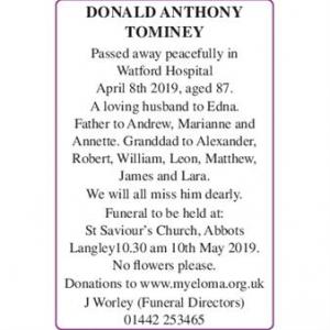 Donald Anthony Tominey