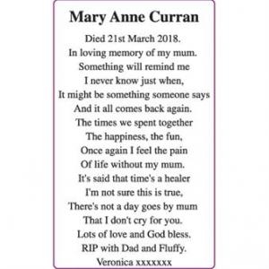 Mary Anne Curran