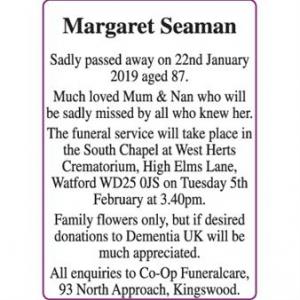 Margaret Seaman