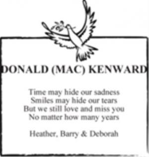 DONALD (MAC) KENWARD