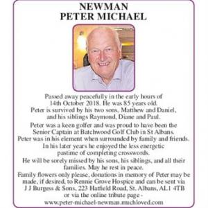 Peter Michael Newman