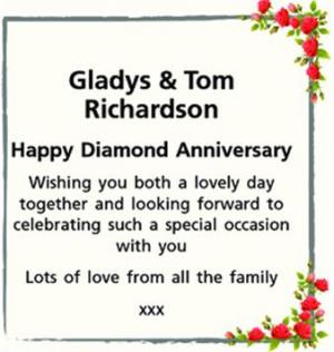 Gladys - Tom Richardson