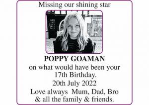 POPPY GOAMAN