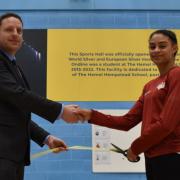 Ondine was the youngest member of England's gymnastics team, but won three medals at the games.