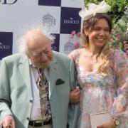 Brian Abrahams (left) with his granddaughter, Adele.