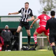 Harry Shepherd scored for The Bull in Division One of the Herts Ad Sunday League. Picture: DANNY LOO PHOTOGRAPHY