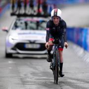 Great Britain's Anna Henderson during the Women's Individual Time Trial, where she won a silver medal in the cycling time-trial. Picture: DAVID DAVIES/PA