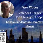 Thin Places by Mial Pagan will be performed at Camden Fringe