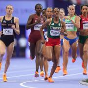 Great Britain's Phoebe Gill (left) qualified for the 800m semi-final at Paris 2024 Olympics. Picture: MARTIN RICKETT/PA