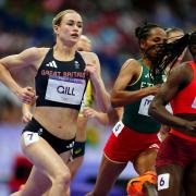 Phoebe Gill came fourth in the first of the three 800m  semi-finals. Picture: MIKE EGERTON/PA