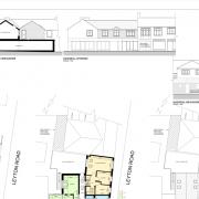 The proposed floor plans for the site