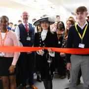 Annie Brewster, High Sheriff of Hertfordshire, opened the new sixth form