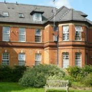 One of the old hospital buildings