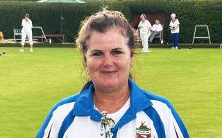 Carol Glanfield of Harpenden Bowling Club was the winner of the 2024 district champion of champions competition. Picture: HBC