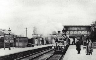 Harpenden Midland Station circa 1895