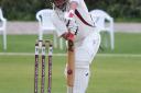 Dan Blacktopp batting for Harpenden.