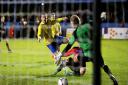 John Frendo scores the Saints first goal of the afternoon. Picture: Leigh Page