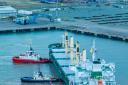 Luke Martin Photography captures the Mv Ruby cargo ship arriving at Great Yarmouth