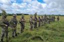 Cadets from East Norfolk Sixth Form College on a training exercise