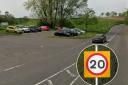 The roads in front of the new entrance to the 39 affordable homes in Saline are to be reduced to 20mph