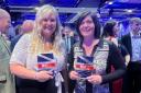 Cheryl Reeves and Abi Reader pictured at the British Farming Awards