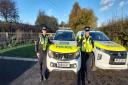 Police officers have been carrying out high visibility crime prevention work in North Herts.