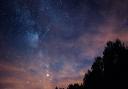 The Perseid meteor shower occurs every year in mid-August.