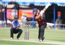 Andrew Neal shone with bat and ball for Harpenden against Hertford. Picture: KARYN HADDON