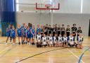 The teams at the St Albans NBA basketball tournament.